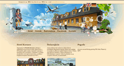 Desktop Screenshot of hotel-korsarz.pl